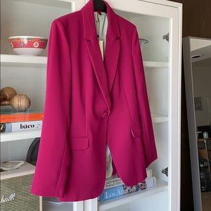 Topshop Jackets & Coats - Top shop women’s magenta blazer size 6 Topshop Jackets & Coats - Top shop women’s magenta blazer size 6